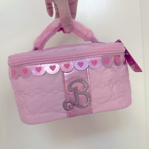 Barbie Jeweled Logo Makeup Bag - Picture 5 of 7